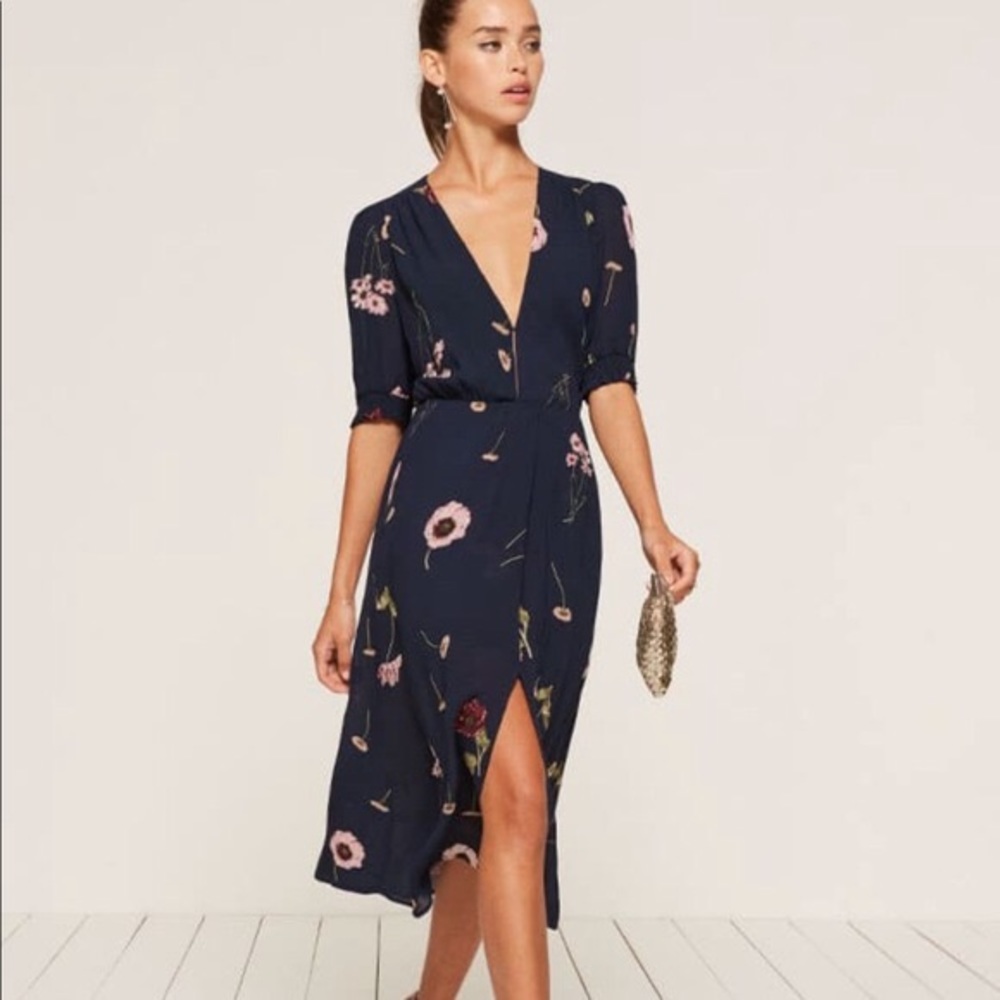 Reformation Anja Dress in Botany